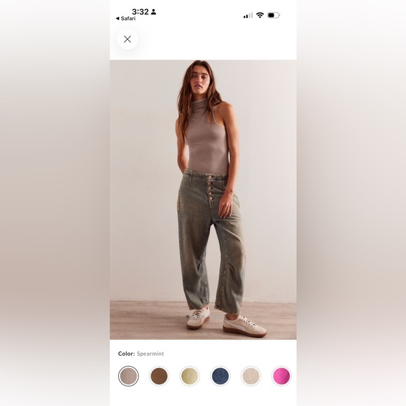 Free People Osaka Barrel Jeans - Picture 5 of 8